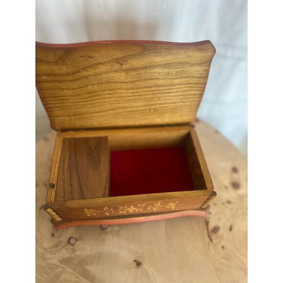 Vintage Reuge Music Wood Box Doctor Zhivago Lara's Theme w Balalaika Switzerland - Picture 4 of 4